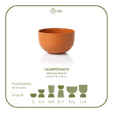 Cachepo DUE N1 Mini Cuia Pote 13