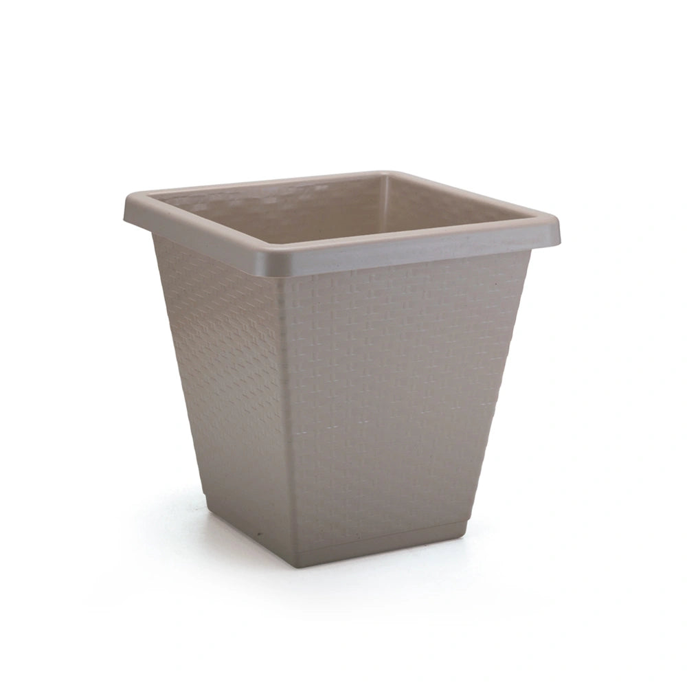 Vaso Quadrado Rattan N40 41 L Capuccino