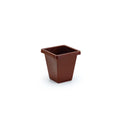 Vaso Quadrado Rattan N20 3 L Marrom