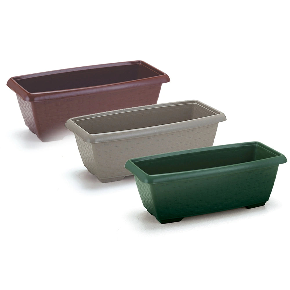 Floreira Retangular Rattan 8,5 L Color