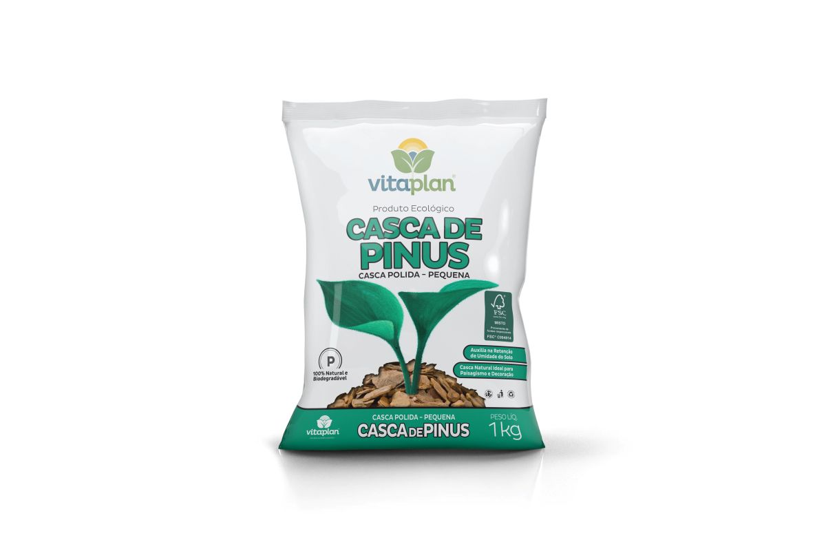 Casca de pinus 1kg