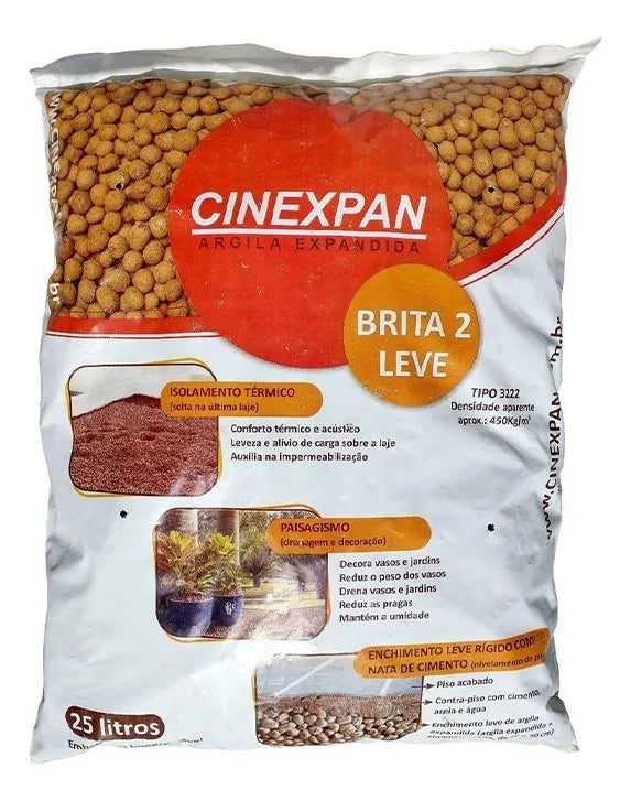 Argila Expandida 25 Litros