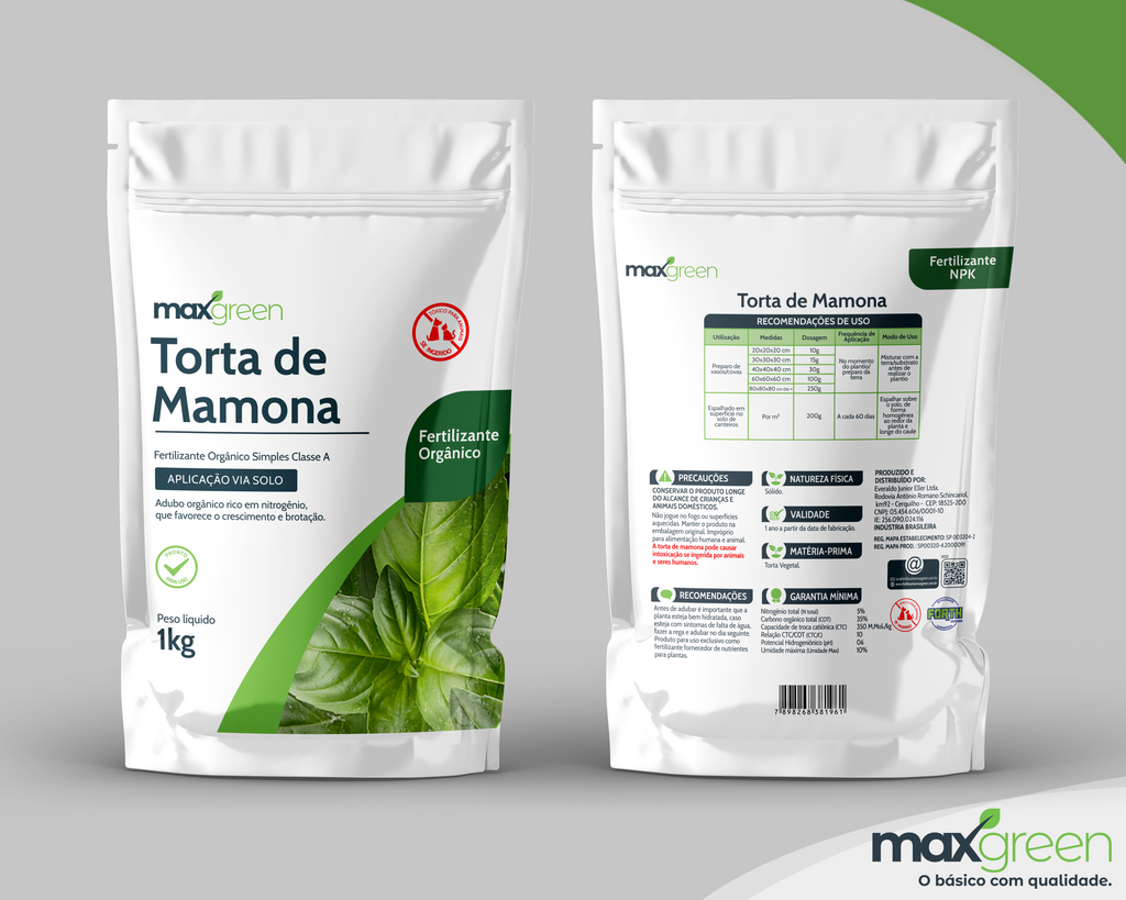 Maxgreen Torta de Mamona