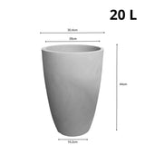 Vaso Liso Cônico 30