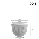 Vaso Tribo Redondo 42