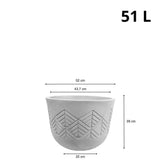 Vaso Tribo Redondo 52